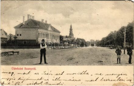 1908 Szany (Sopron), Fő utca, Püspöki kastély (fa)