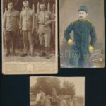 cca 1914-1918 6 db I. világháborús katonafotó, közte egy keményhátú kabinetfotó, egy kézzel színezett, egy sérült, 10,5x7,5 cm és 16x10,5 cm között - Image 2