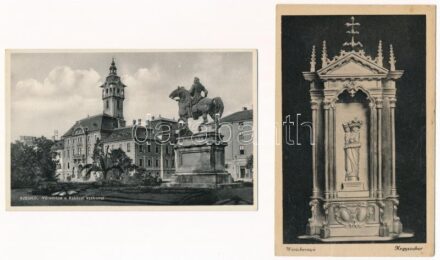 31 db RÉGI magyar, külföldi város és motívum képeslap / 31 pre-1945 Hungarian and European town-view and motive postcards