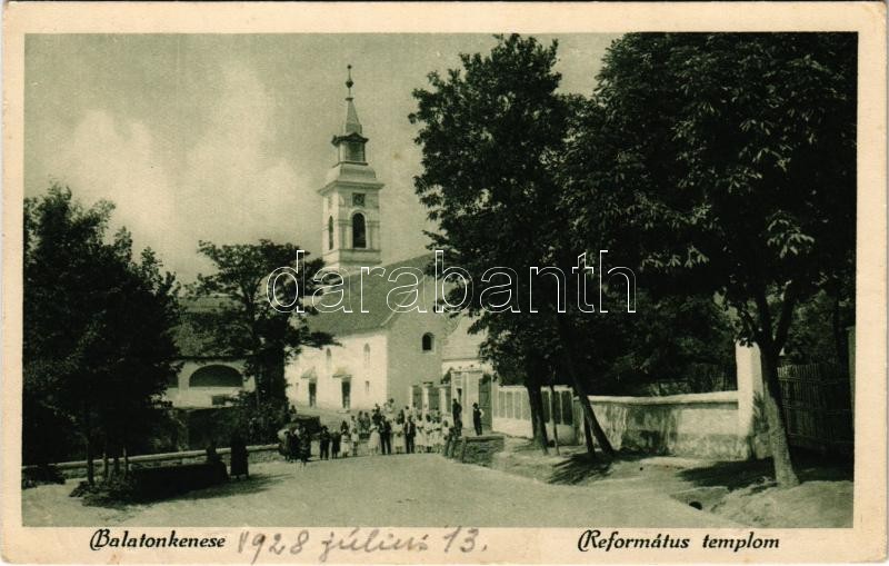 1928 Balatonkenese, Református templom (Rb)