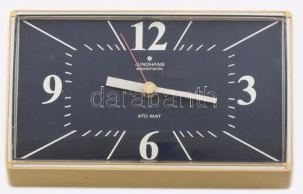 Junghans electronic, fali óra, működik, kopásnyomokkal, 15x24cm