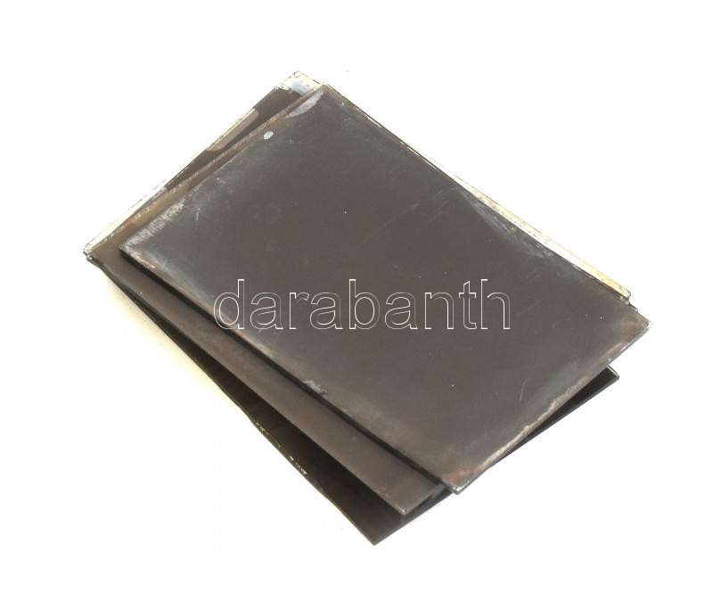 cca 1920-1940 Katonaportrék a Horthy-korszakból, 10 db negatív üveglemezen, 9x6 cm körül - Image 4