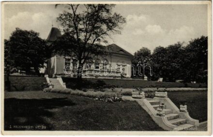 Budapest XI. Gellérthegy, Röck István gépgyáros villája. Kelenhegyi út 29.