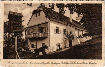 Pöstyén, Piestany; Bacchus villa a ratnóczi szőlőhegyekben / villa in the vineyards of Ratnovce (kis szakadás / small tear)