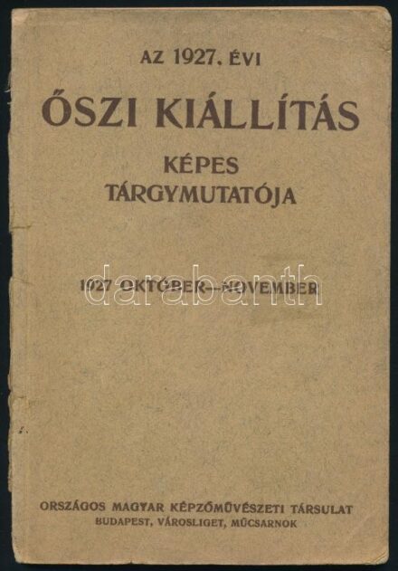 Az 1927. évi Őszi kiállítás képes tárgymutatója. Budapest, Országos Magyar Képzőművészet Társulat. Nagyon sok fotóval illusztrált kiadvány, többek közt Kukán Géza Horthy Miklósról készült festményének reprodukciójával.