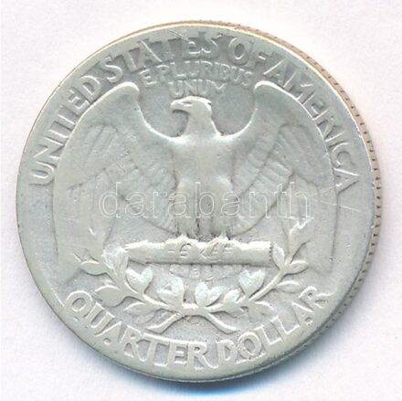 Amerikai Egyesült Államok 1945. 25c Ag T:2,2- kis patina USA 1945. 25 Cents Ag C:XF,VF small patina Krause KM#164