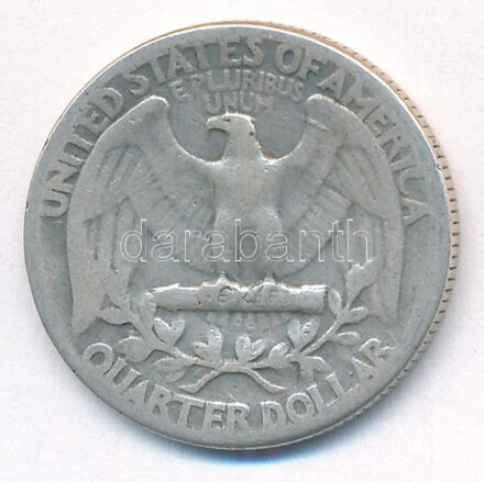 Amerikai Egyesült Államok 1942. 25c Ag T:2- patina, kis karc USA 1942. 25 Cents Ag C:VF patina, small scratch Krause KM#164