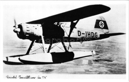 Heinkel He 114 Schwimmer-Aufklärungsflugzeug / Heinkel He 114 a kétfedelű felderítő hidroplánja / German sesquiwing reconnaissance seaplane - MODERN