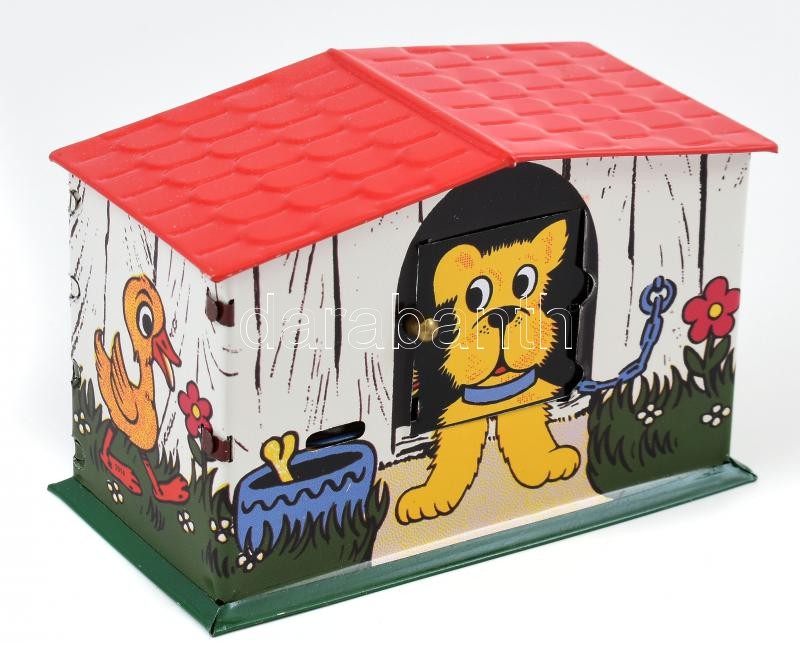 Marbles gyermek persely, original dobozban, kulccsal, 13x7x8cm