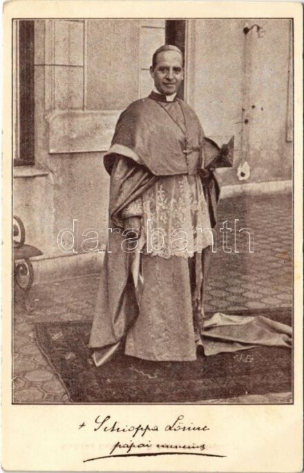 Schioppa Lőrinc pápai nuncius / Lorenzo Schioppa Italian Apostolic Nuncio in Hungary, the Netherlands, and Lithuania (EK)