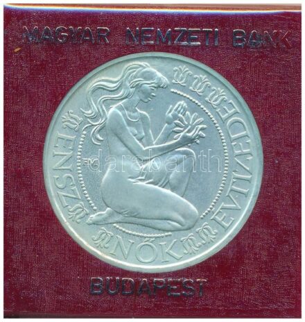 1984. 500Ft Ag 'Nők évtizede' eredeti tokban, tanúsítvánnyal T:BU Adamo EM77
