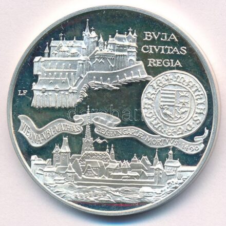 1990. 500Ft Ag 'Mátyás király - Buda' T:PP fo. Adamo EM114