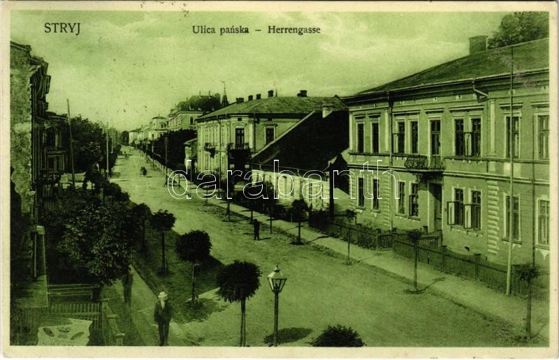 Stryi, Stryj, Strij; Ulica panska / Herrengasse / street