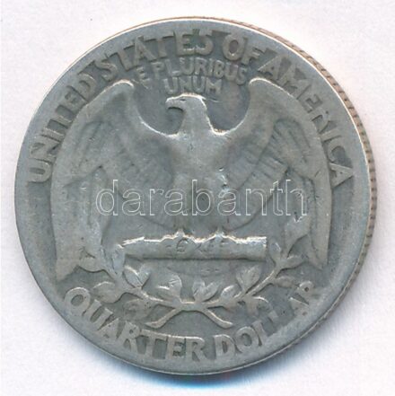 Amerikai Egyesült Államok 1943. 25c Ag T:2- patina USA 1943. 25 Cents Ag C:VF patina Krause KM#164