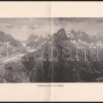 cca 1900 Chamonix et le Mont Blanc. Laporello 12 képpel 21x16 cm - Image 2
