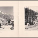 cca 1900 Chamonix et le Mont Blanc. Laporello 12 képpel 21x16 cm - Image 4