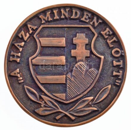 2006. 'A haza minden előtt / Forradalom és szabadságharc - 1956-2006' kétoldalas, öntött bronz emlékérem dísztokban (59mm) T:1-