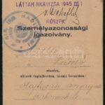 1943 Fényképes személyazonossági igazolvány a M. Kir. III/9. hadiüzemi parancsnokságtól, Nagykanizsa - Image 2