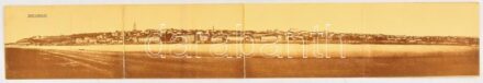 Belgrade, Beograd; 4-tiled folding panoramacard (r)