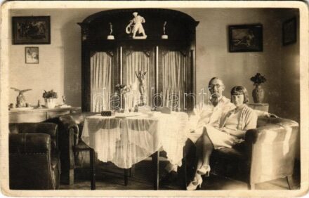 1932 Budapest, lakásbelső, enteriőr. photo (EK)