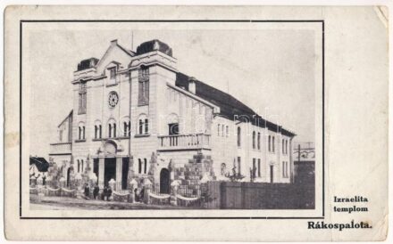 Budapest XV. Rákospalota, Izraelita templom, zsinagóga (EM)
