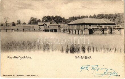 1902 Keszthely-Hévíz, Fürdő. Kampmann H. kiadása (EK)