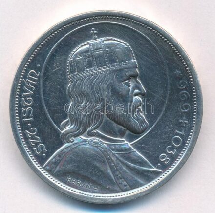 1938. 5P Ag 'Szent István' T:1- kis ph. Adamo P8.1