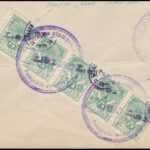 1923 Kolozsvár, okmány 5 db felülnyomott helyi illetékbélyeggel - Image 2