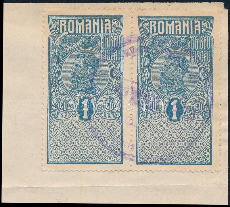 1923 Kolozsvár, okmány 5 db felülnyomott helyi illetékbélyeggel - Image 3