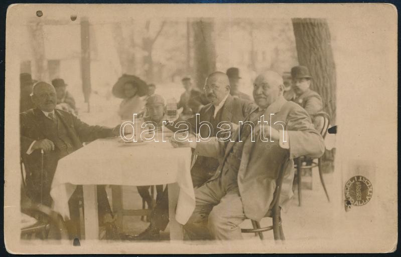 1912 Gundel állatkerti vendéglő fotólap