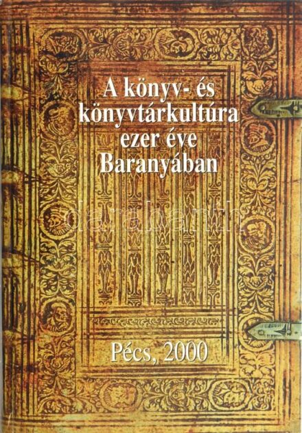 A könyv- és könyvtárkultúra ezer éve Baranyában. Tanulmányok. Szerk.: Boda Miklós et al. Pécs, 2000, Csorba Győző Megyei Könyvtár. Kiadói kartonált papírkötés.