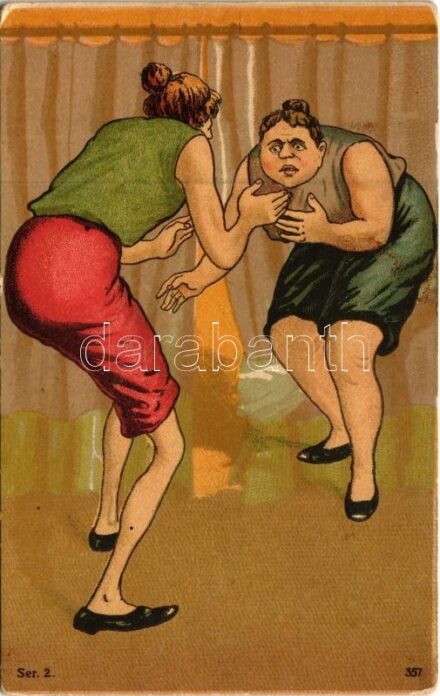 Wife humour, litho (EK)