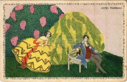 Romantic couple. B.K.W.I. 670-2. s: Mitzi Marbach (Rb)