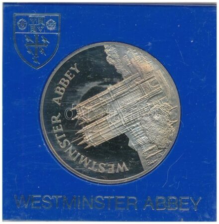 Nagy-Britannia DN (1985) 'Westminster Apátság' turisztikai zseton plasztik tokban T:PP Great Britain ND (1985) 'Westminster Abbey' tourist token in plastic hardcase C:PP