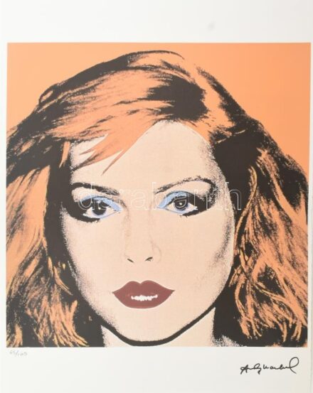 Andy Warhol (1928-1987): Debbie Harry (Blondie). Ofszet-litográfia, papír, jelzett a nyomaton. Kézzel sorszámozott 65/100 jelzett a nyomaton. Georges Israel editeur - Leo Castellli New York, szárazpecséttel, pecséttel, hologrammal