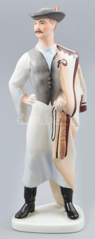 Aquincum csikós, kézzel festett, jelzett, hibátlan, m: 27 cm
