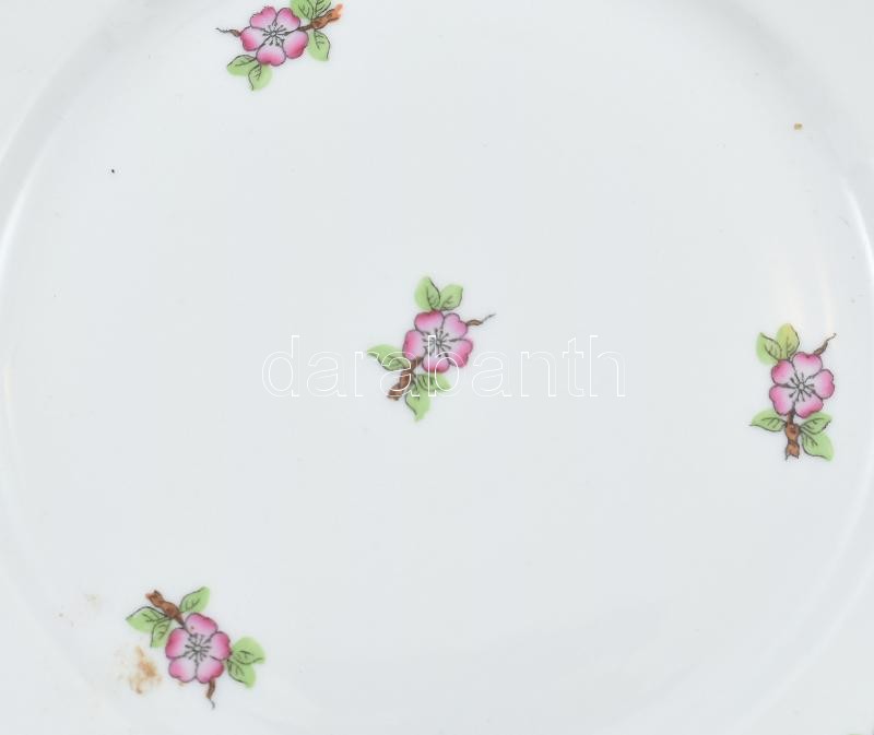Herendi ETON mintás süteményes tányér. Kézzel festett, jelzett, hibátlan. D:20,5 cm - Image 2