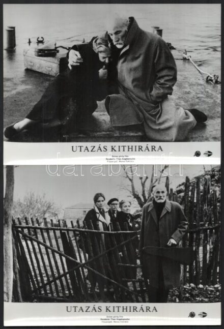 cca 1984 ,,Utazás Kithirára' című görög film jelenetei és szereplői, 6 db vintage produkciós filmfotó, ezüst zselatinos fotópapíron, 18x24 cm