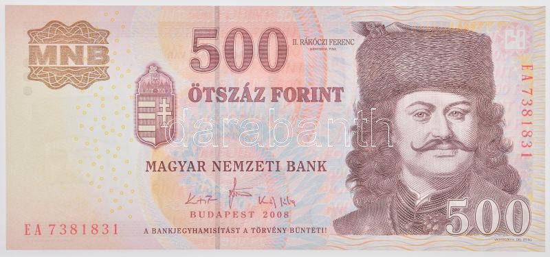 2008. 500Ft 'EA 7381831' T:I-