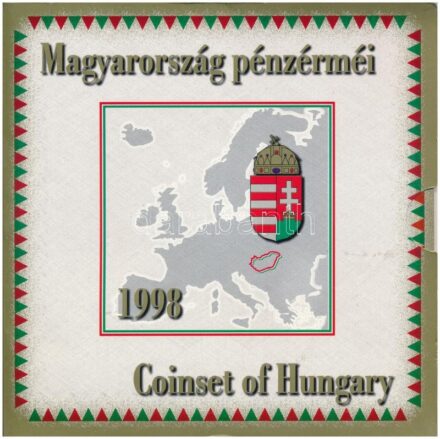 1998. 50f-200Ft (10xklf) forgalmi sor dísztokban + 1998. 100Ft alpakka '1848-1849. Szabadságharc 150. évfordulójára' T:BU kis patina Adamo FO31