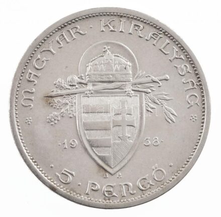 1938. 5P Ag 'Szent István' T:2 Adamo P8.1
