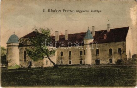 1907 Nagysáros, Velky Saris; II. Rákóczi Ferenc kastélya. Holénia Béla kiadása. Fénynyomat Divald műintézetéből / castle (Rb)