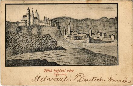 1906 Fülek, Filakovo; Fülek hajdani vára (1500-1615) / Filakovsky hrad / castle anno (EK)