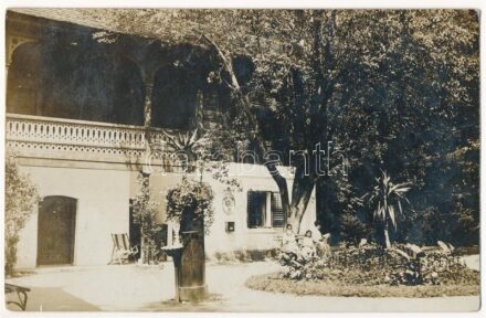 1913 Borosznó-fürdő, Brusznó, Brusno-kúpele; M. kir. posta és távirda hivatal, Postatakarékpénztár / post and telegraph office. photo (Rb)