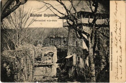 1907 Ungvár, Uzshorod, Uzhhorod, Uzhorod; Nevickei várrom. Steinfeld Dezső kiadása / Nevytske castle ruins (b)