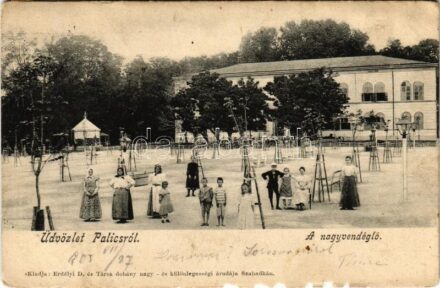 1905 Palics, Palic; A nagyvendéglő. Erdélyi D. és Társa kiadása / restaurant (b)