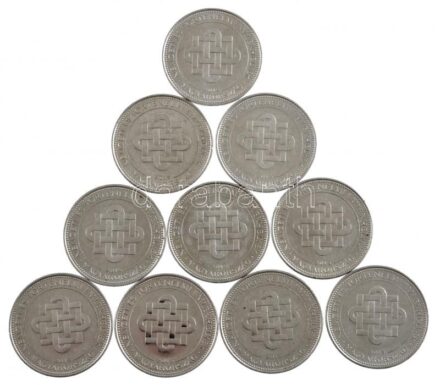 2015. 50Ft Cu-Ni 'Nemzeti Emlékhelyek' (10x) T:1-,2 Adamo FOEM9