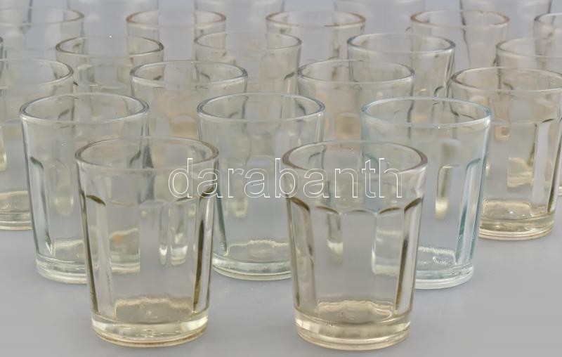 27 db retro üveg pohár 1 dl-es kiszerelés - Image 2