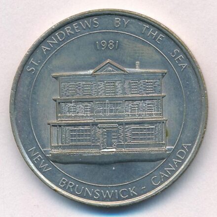 Kanada / Új-Brunswick 1981. 1$ Cu-Ni 'St. Andrews by the Sea - New Brunswick Canada / Valid in St. Andrews only' fém helyi pénz T:1 Canada / New Brunswick 1981. 1 Dollar Cu-Ni 'St. Andrews by the Sea - New Brunswick Canada / Valid in St.