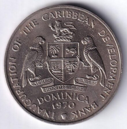 Dominika 1970. 4$ 'FAO' T:1- Dominica 1970. 4 Dollars 'FAO' C:AU Krause KM# 11